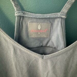 Free People Hor Shot Onesie, light blue, Size M